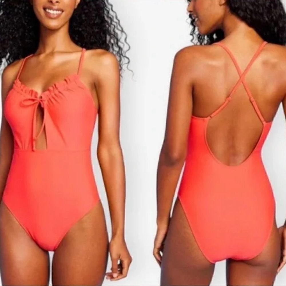 NWT‎ Shade & Shore Women’s One Piece Swimsuit, Size S, NWT